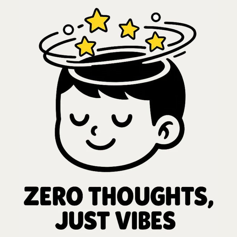 Zero Thoughts, Just Vibes