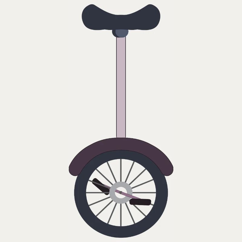 Einrad Einradfahrer