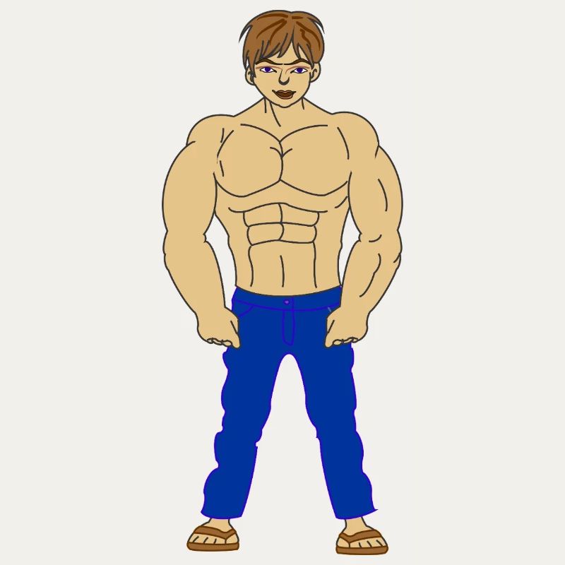 Young Bodybuilder – Jeans & Muscles