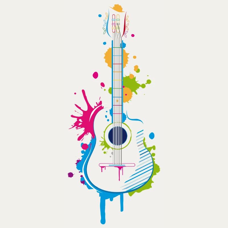 Graffiti Gitarre