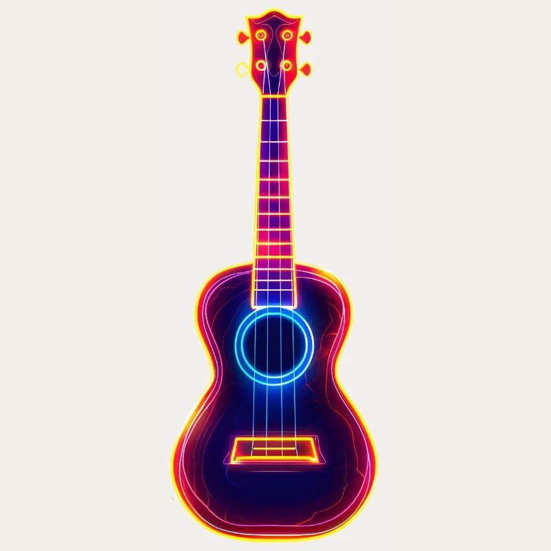 Retro Ukulele Synthwave