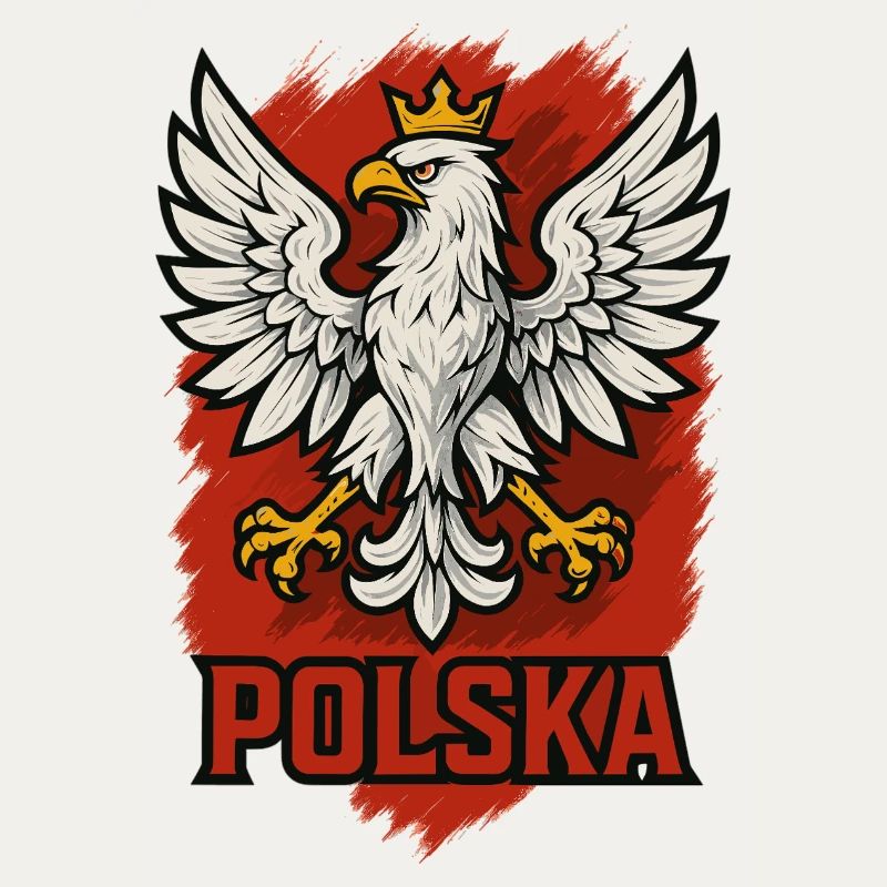 Pologne Polska aigle drapeau drapeau épique cadeau