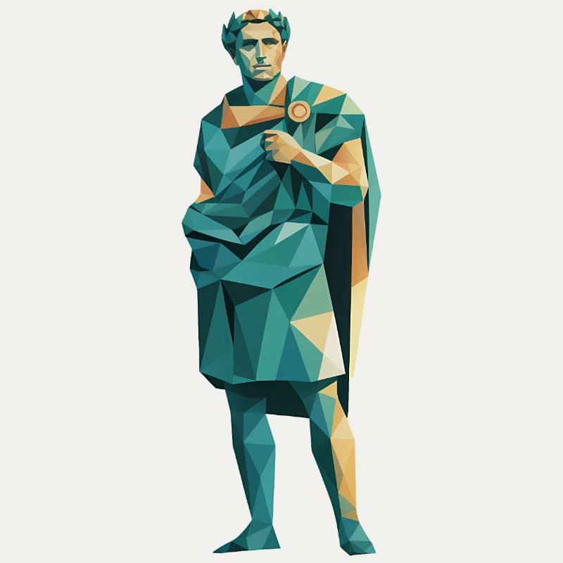 Caesar - Cooles Geschichtslogo