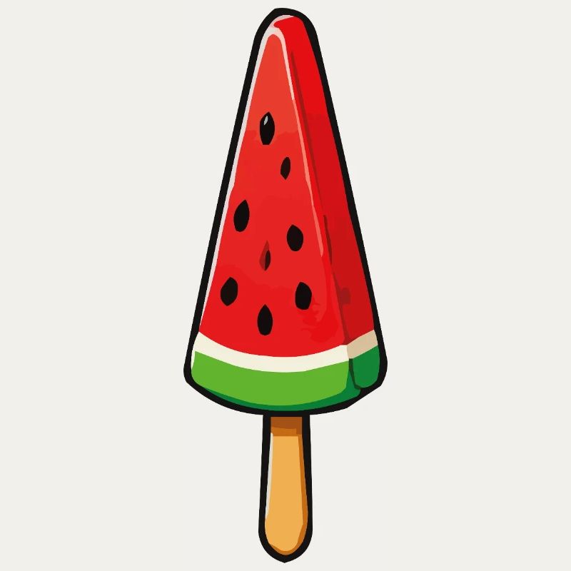 Glaces à la pastèque