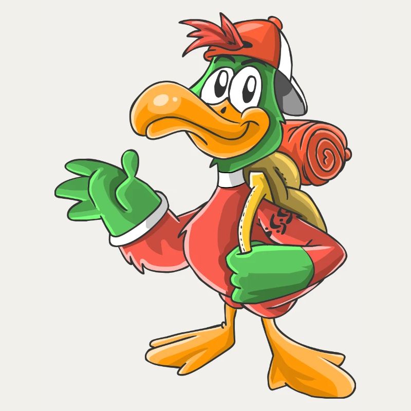 Lustiger Wandervogel