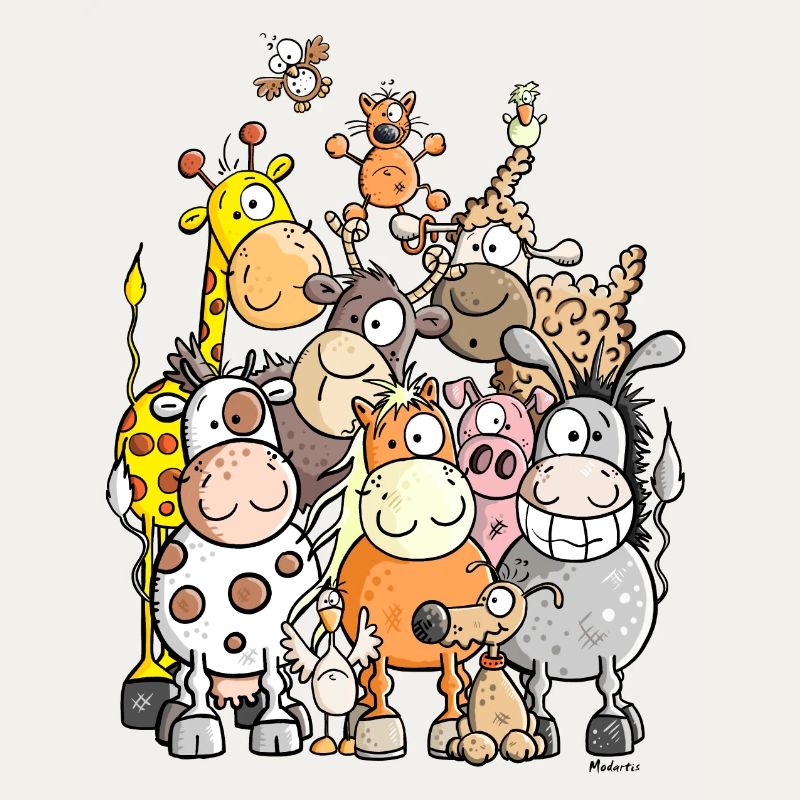 Tas géant de l'animal