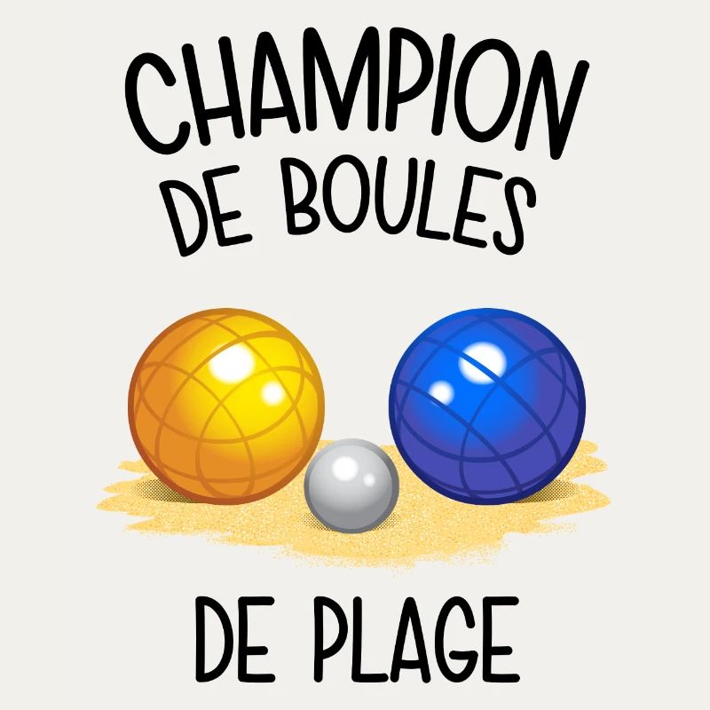 Champion de boules de plage