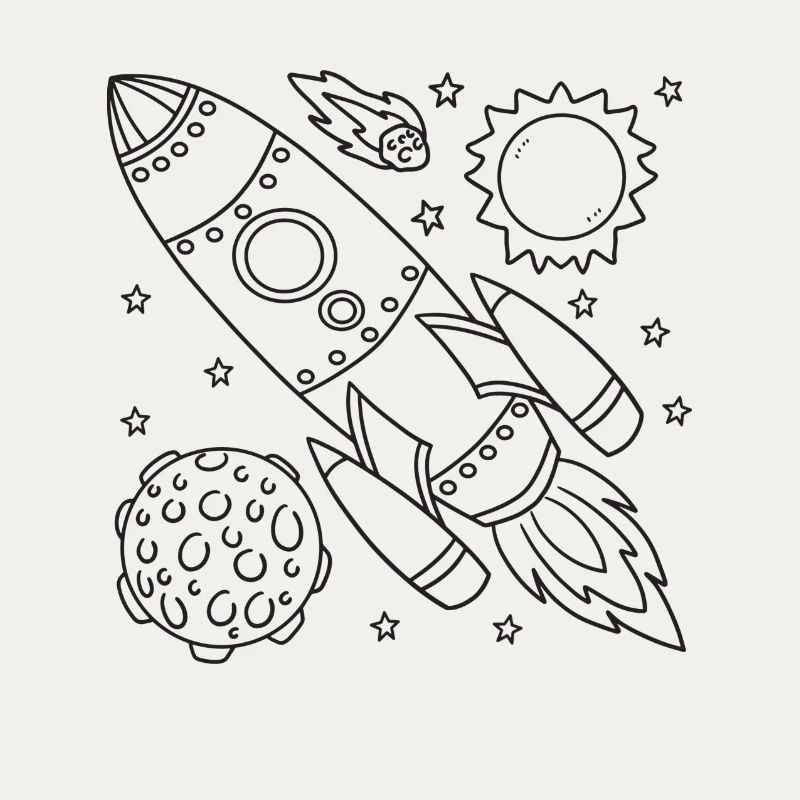 Rocket Space Spaceship