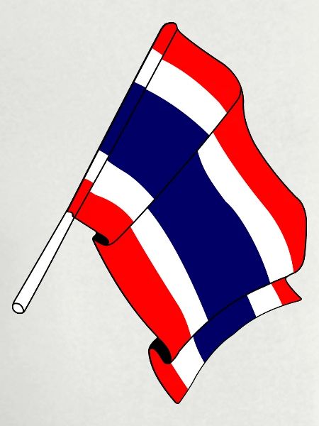 Flagge von Thailand