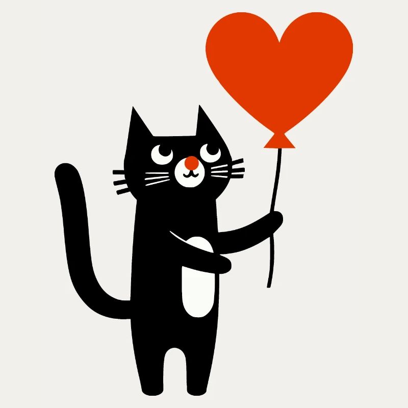 Die Katze und der Luftballon