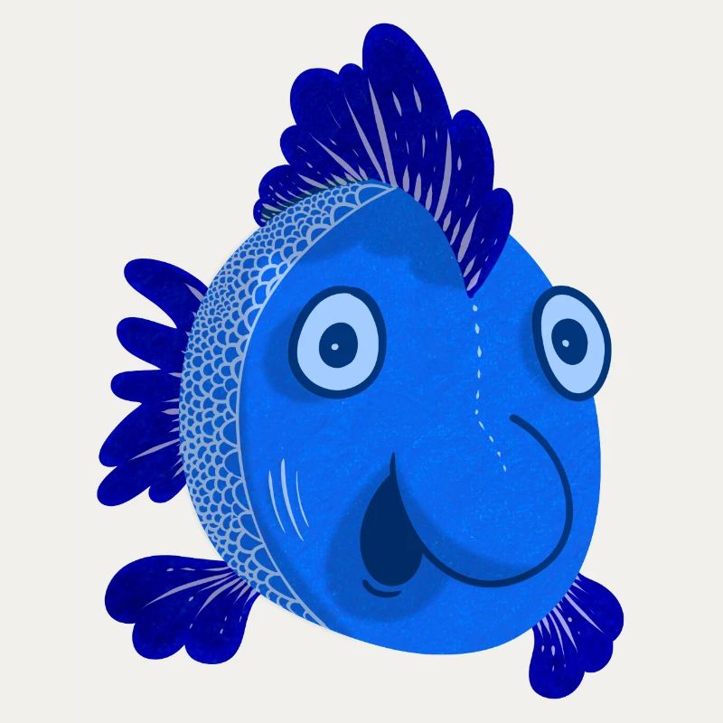 Poisson bleu