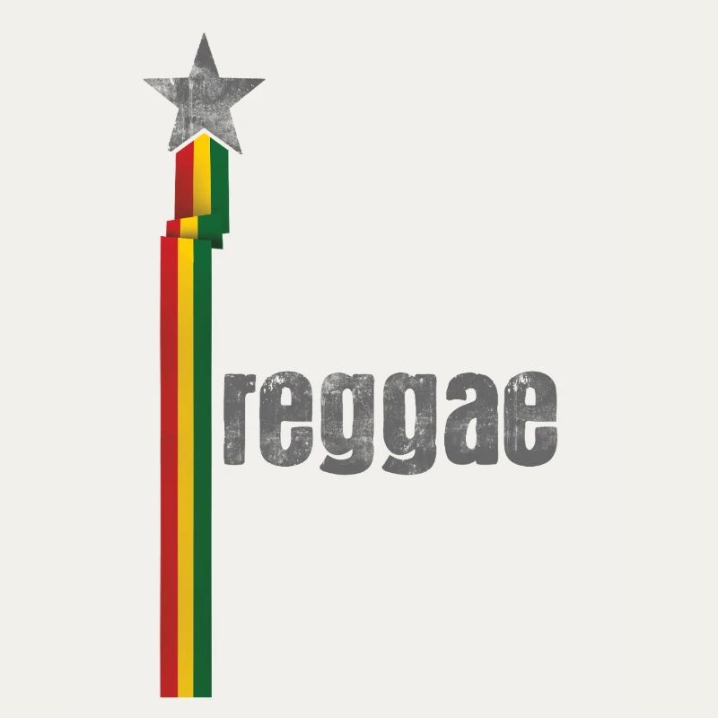 Conception de logo Reggae Star Rasta