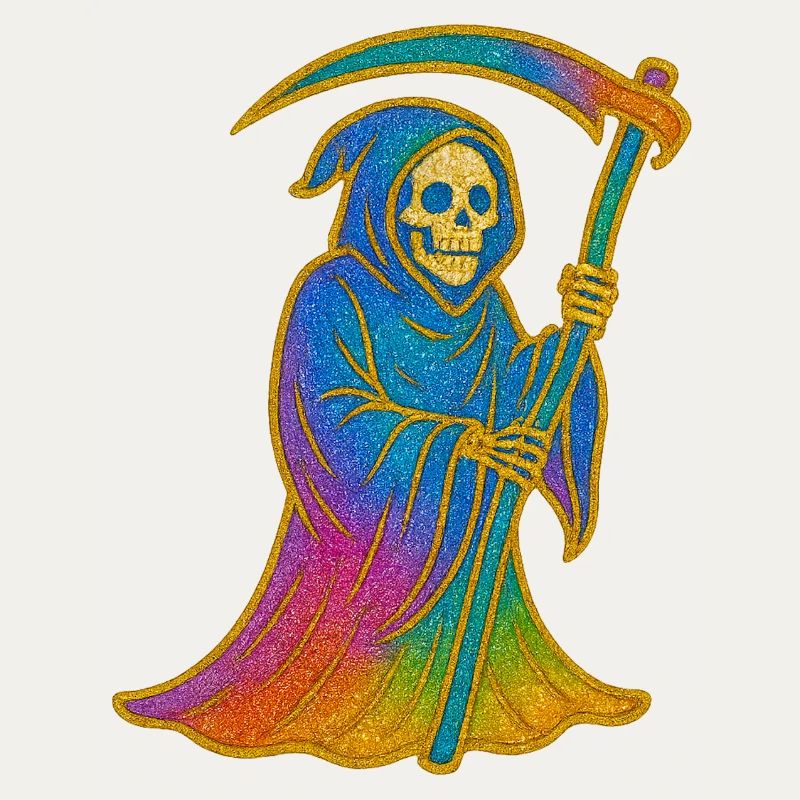 Der Tod | Regenbogen Sensenmann