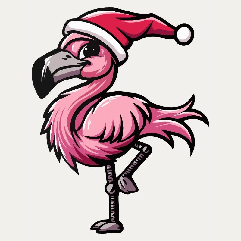 Flamingo Weihnachten