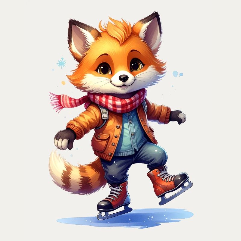 Fox skating