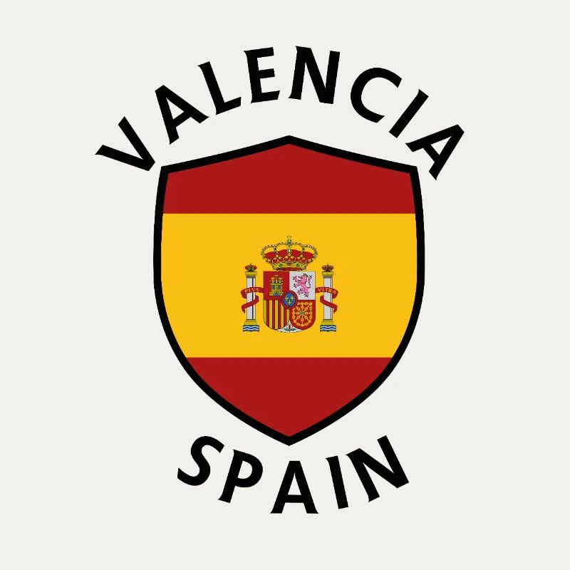 Valencia-Spanien-Schildmuster
