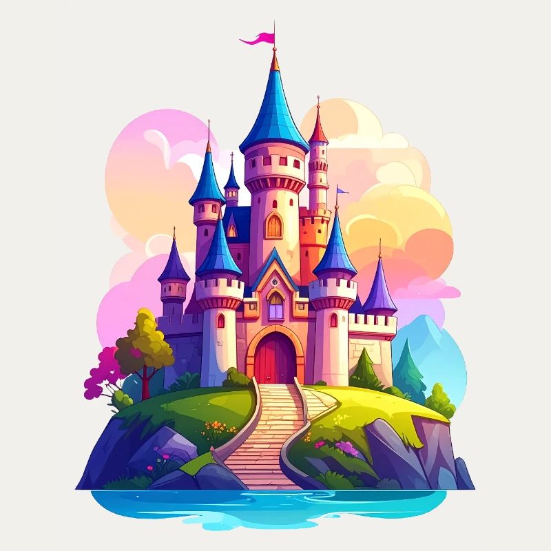 Colorful castle