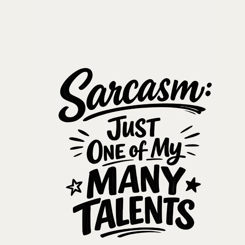Sarcasm Saying Funny Statement