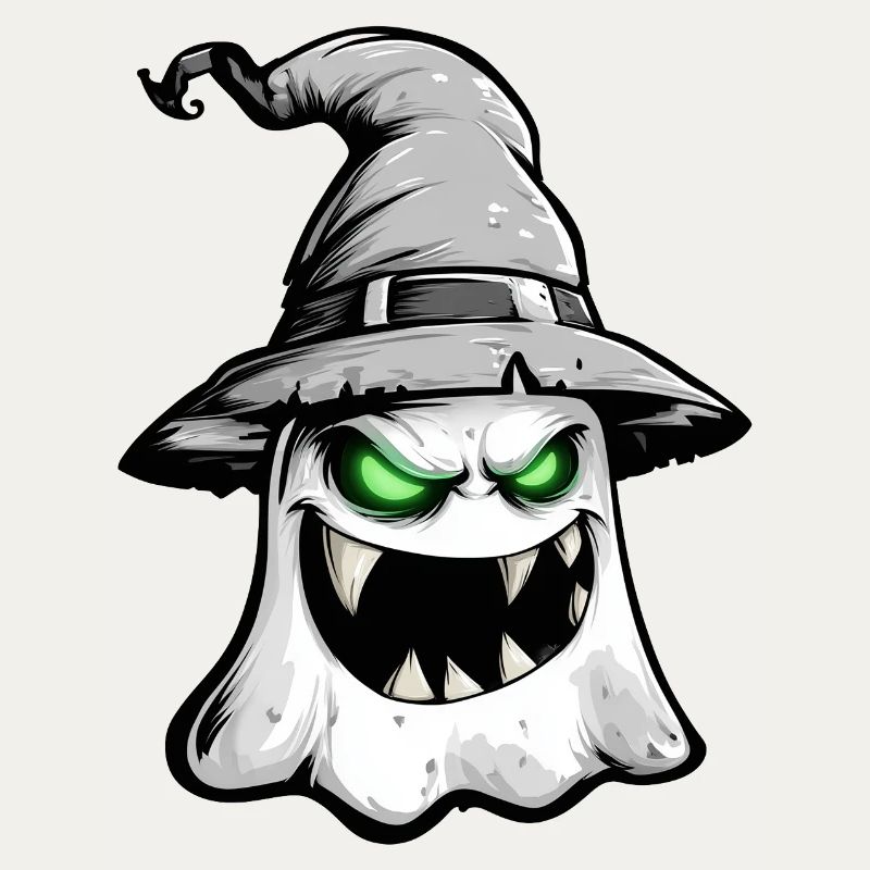 Scary ghost, terrifying ghost