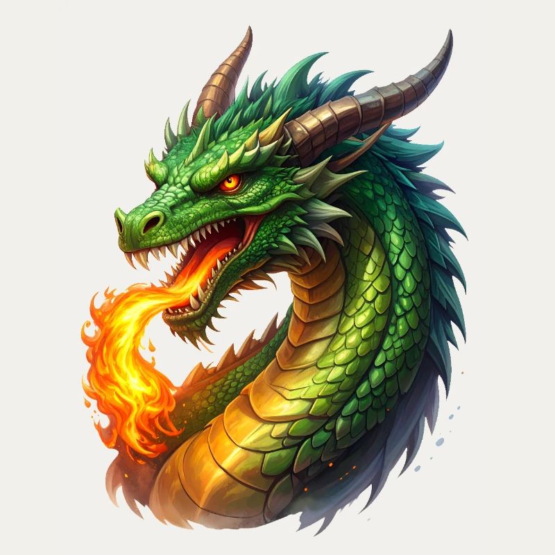 Dragon cracheur de feu