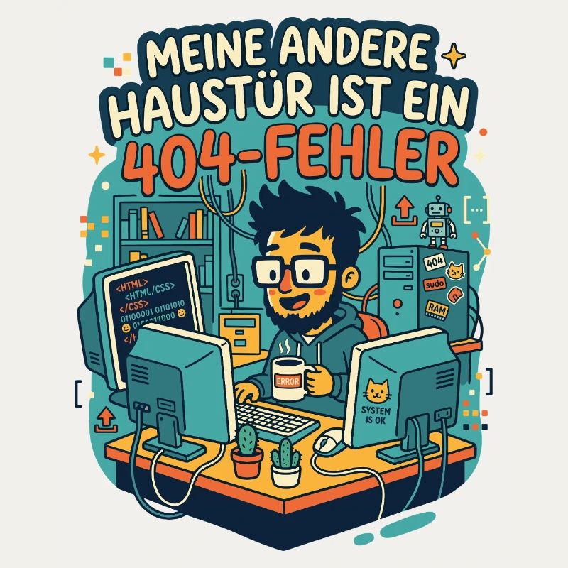 Programmierer 404 Fehler Humor