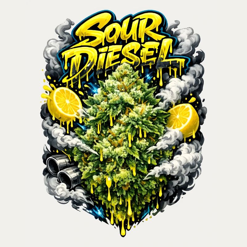 Typographie de la souche diesel acide Imprimé