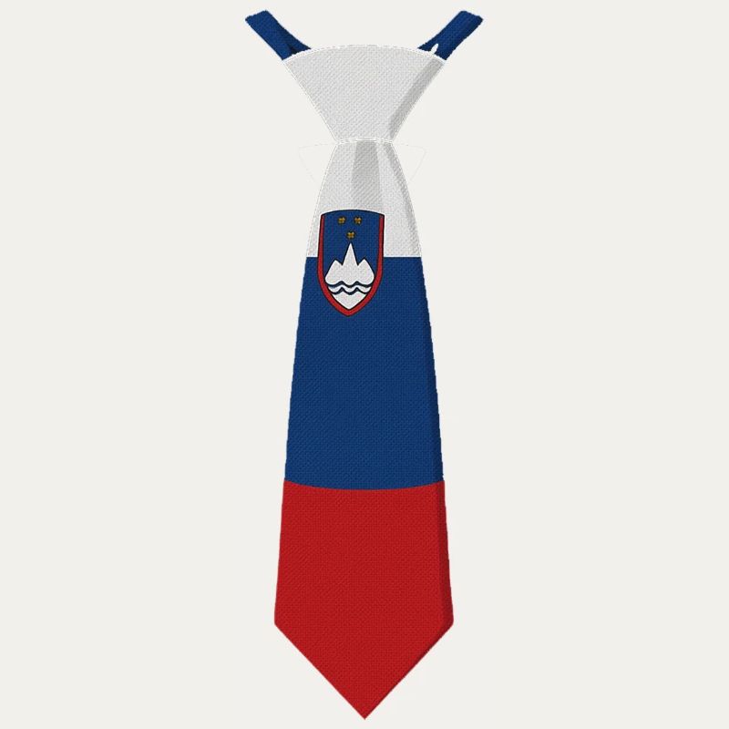Cravate Slovénie – Conception du drapeau