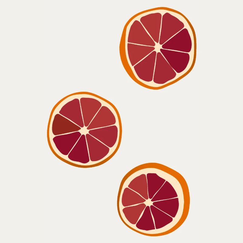 Blood Oranges Fall Decoration Gift
