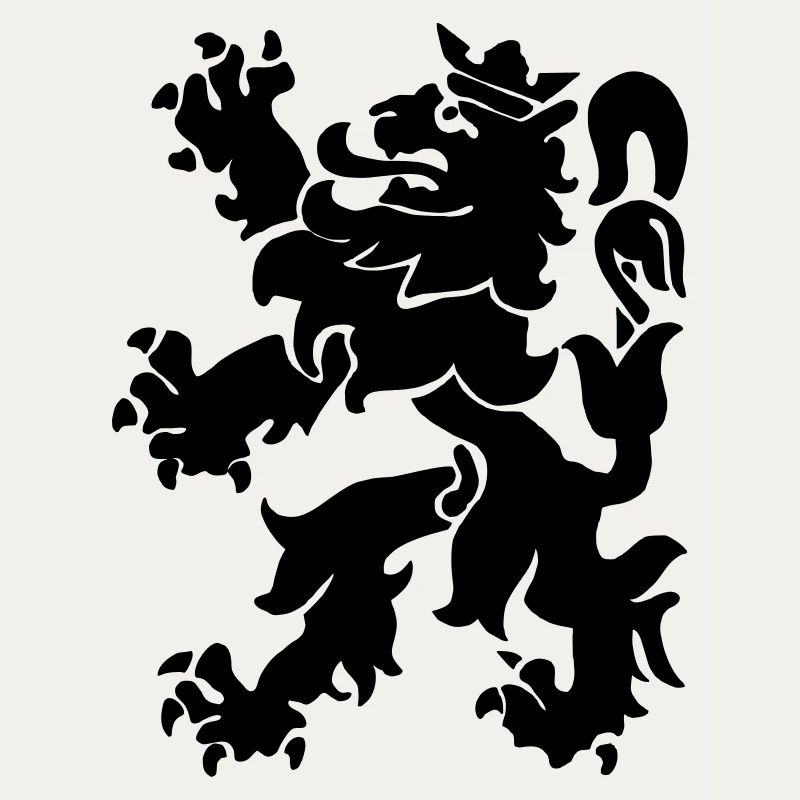 Löwenlöwe Lowe León Krone