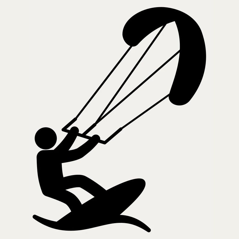Kitesurfer Kite Surfer Wave Water Wind