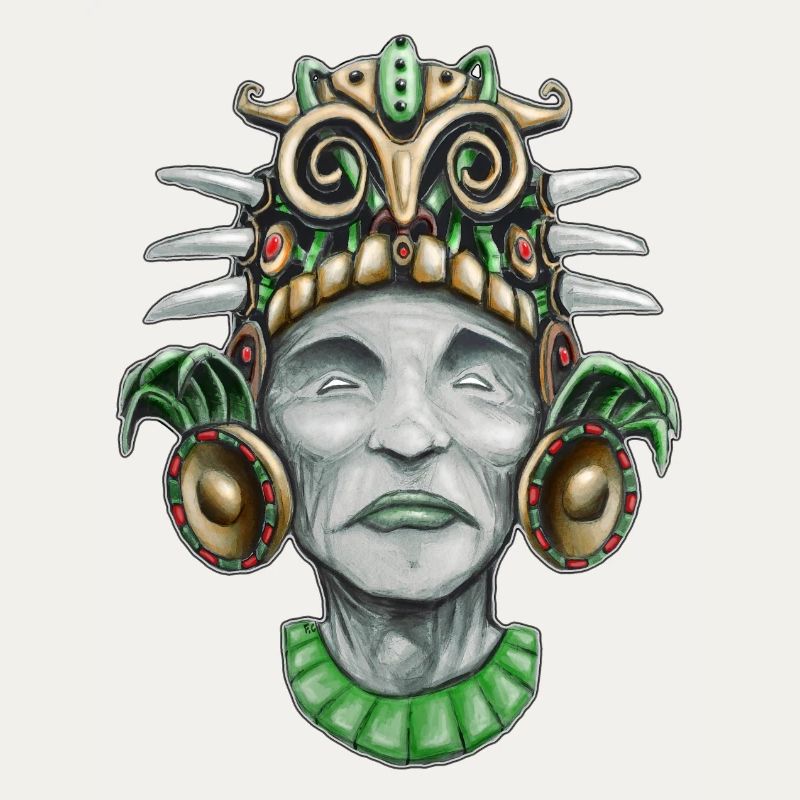 Aztec-Inspired God 2