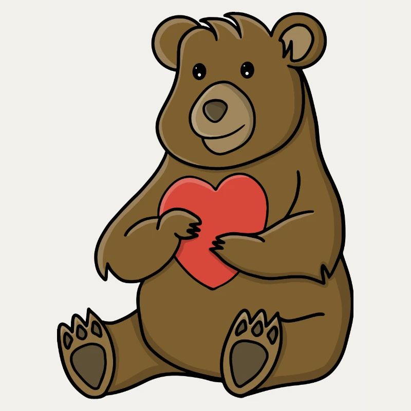 Bär in Liebe