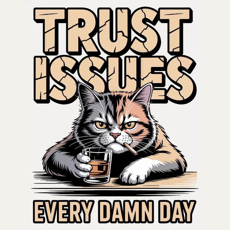 Trust Issues Cat