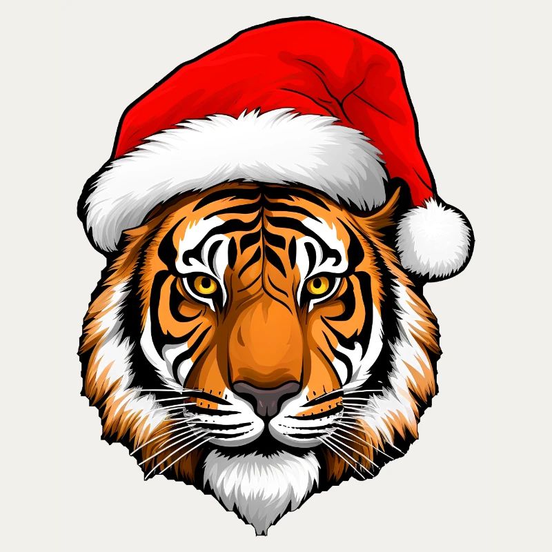 Weihnachtsmann Tiger
