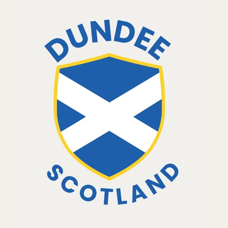Dundee Shield Saltire Crest