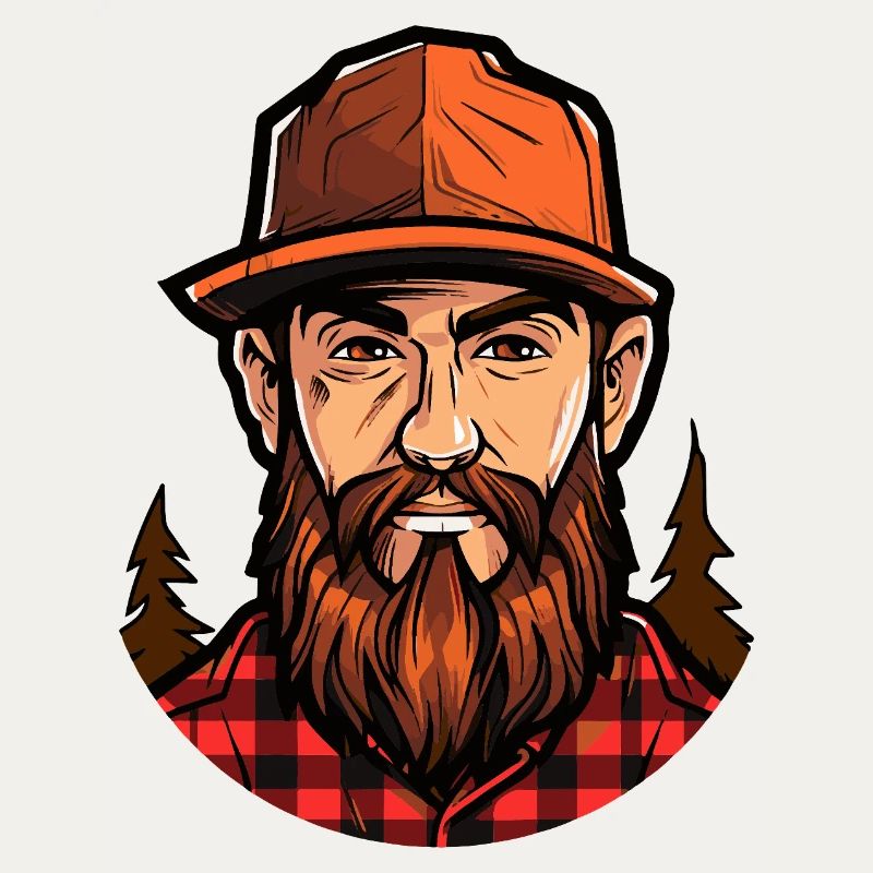 Waldlumberjack Illustration