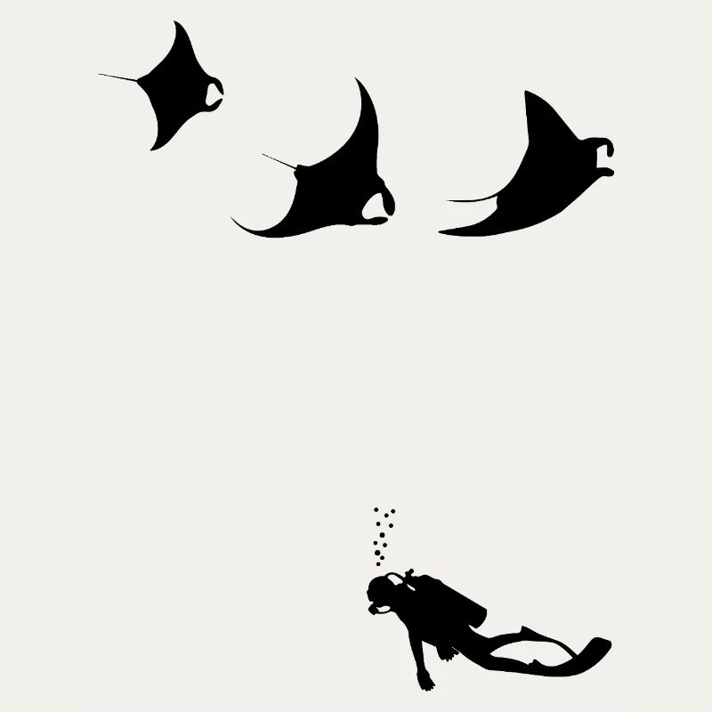 mantas_taucher