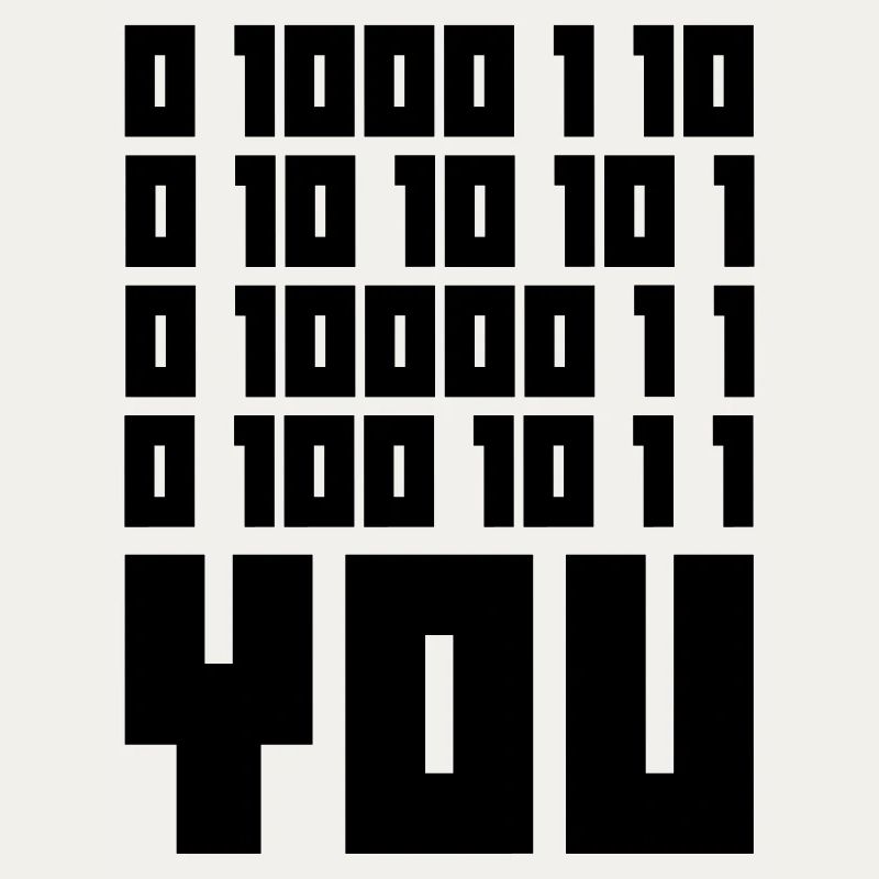 Binärcode F**k YOU – Geek Code & Nerd Humor