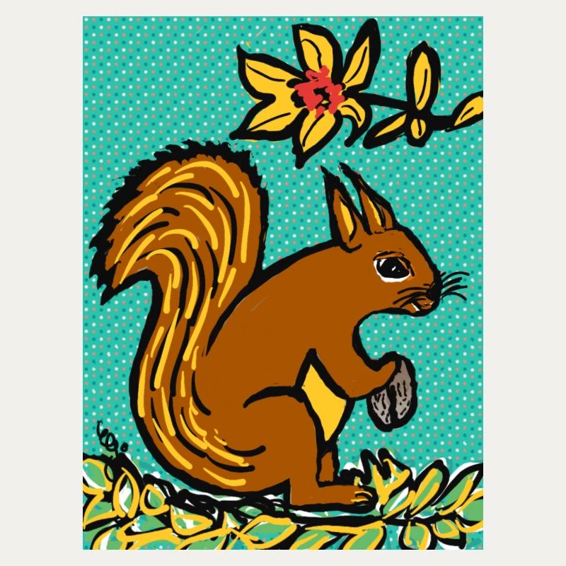 Eichhörnchen I Tier I Urlaub I Wald I EG
