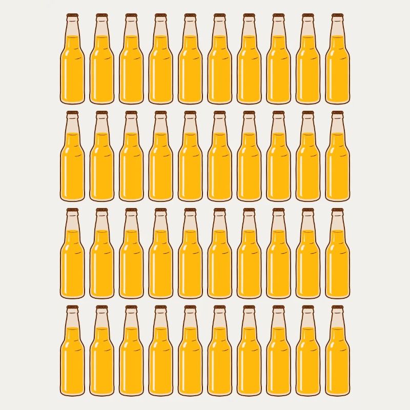 40. Geburtstag Bierflaschen Bier Bierzig Vierzig