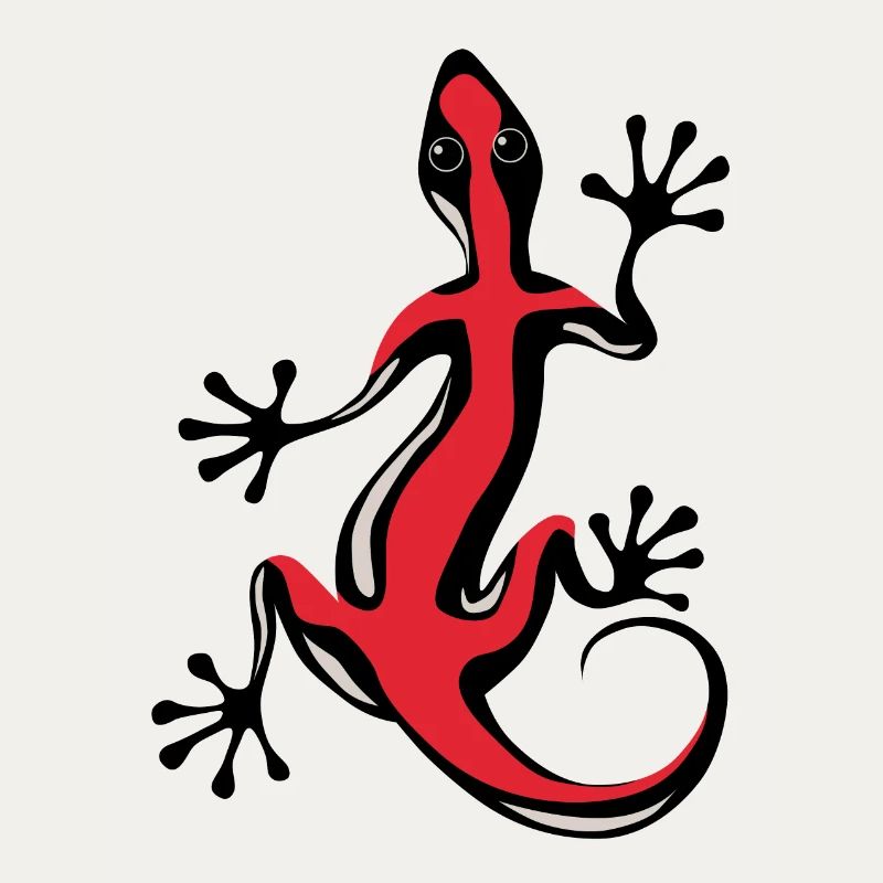 Roter Gecko