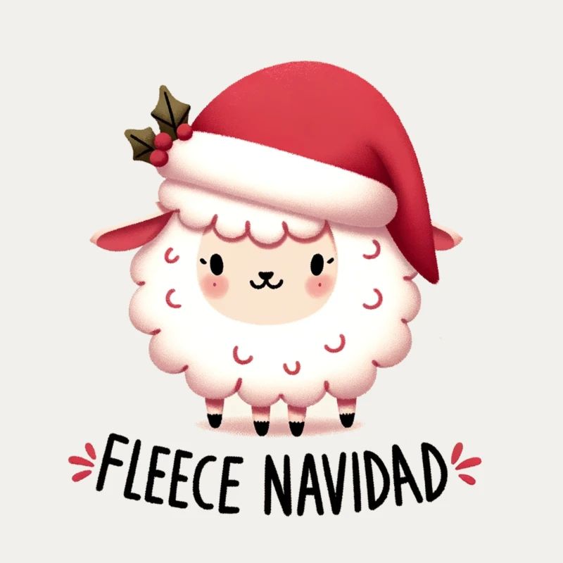 Fleece Navidad Schaf
