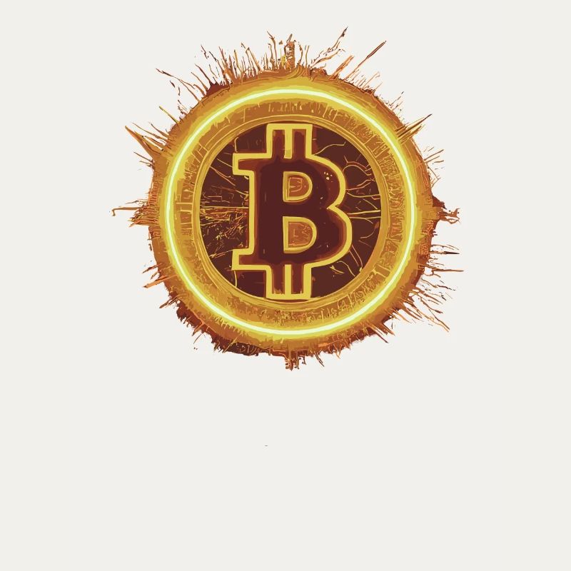 Feuriger Bitcoin Solar