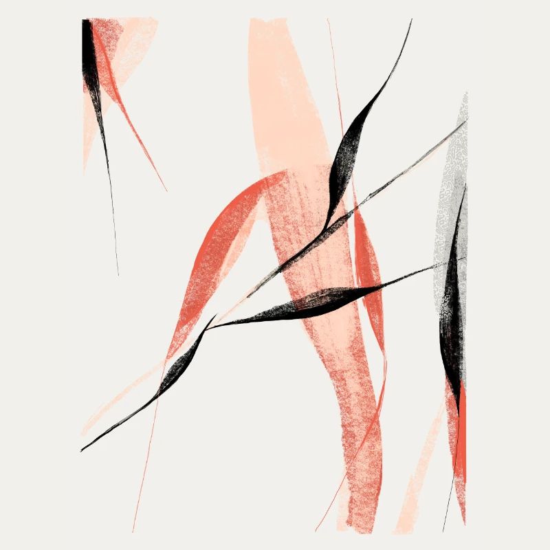 Branches de saule abstraites