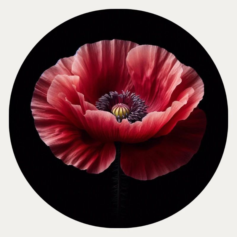 Mohnblume fotorealistisch