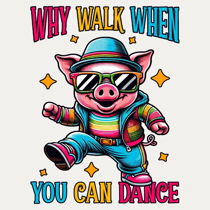 Funny Dance Pig