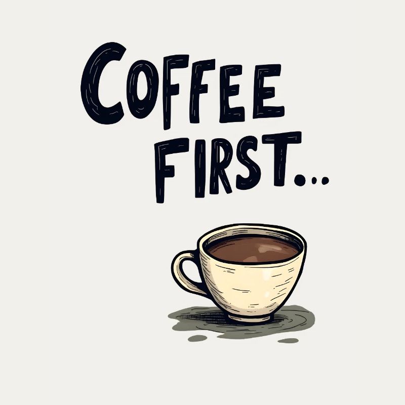 Le café d’abord