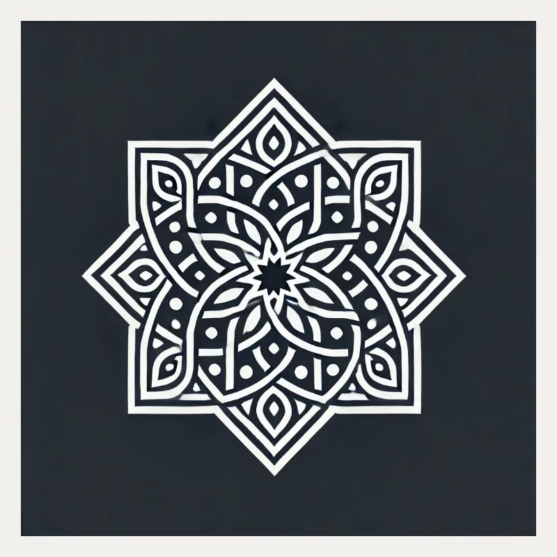 Geometrisches Mandala Design