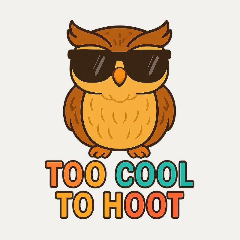 Too Cool to Hoot – Coole Eule