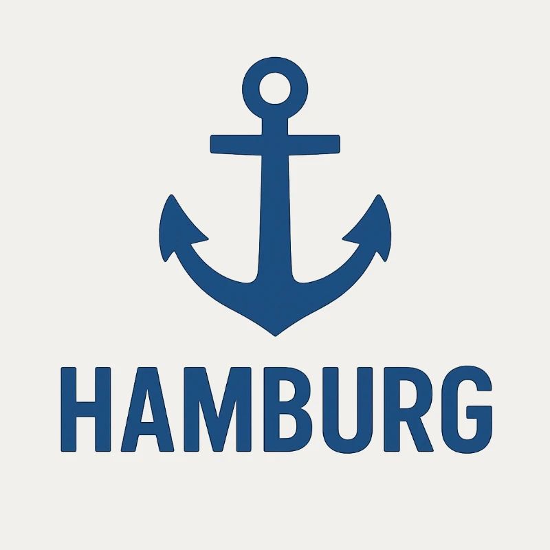 Hambourg avec ancre
